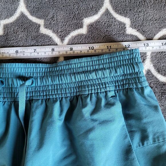 Lululemon Spring Break  Away Shorts 3" Size 4 Blue Juniper Stretchy Lined W7AM5S - Picture 3 of 7
